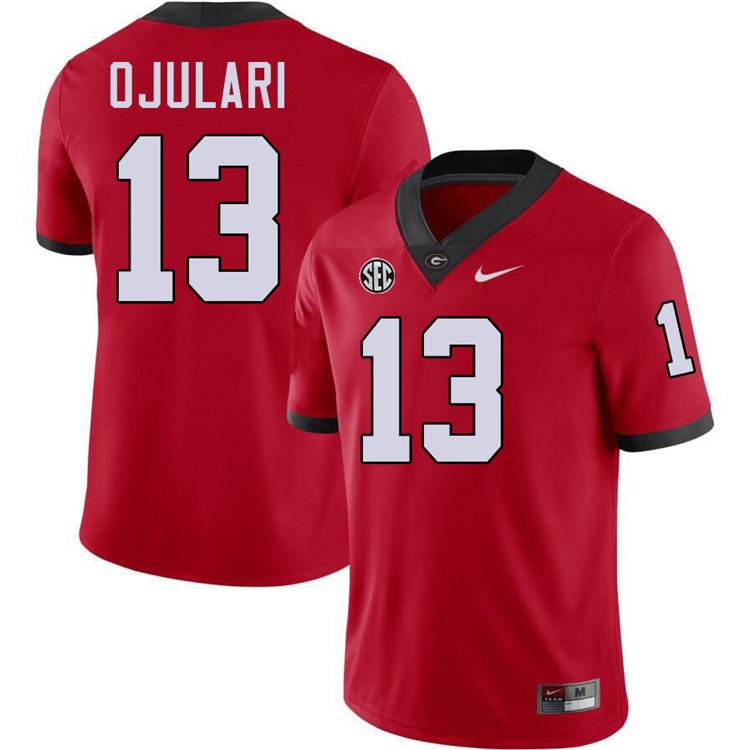 Azeez Ojulari Georgia Jersey,University Of Georgia Bulldogs Football Jersey,Uniforms,Gears-Red